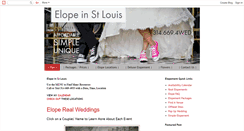 Desktop Screenshot of elopeinstlouis.com