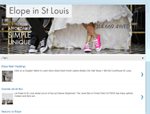Tablet Screenshot of elopeinstlouis.com